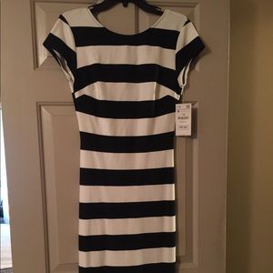 Zara stripe mid calf dress